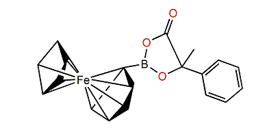 2-Hydroxy-2-phenylpropanoic acid ferrocenylboronate